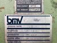 BMV T1 mechanical press 160 t + control cabinet #5